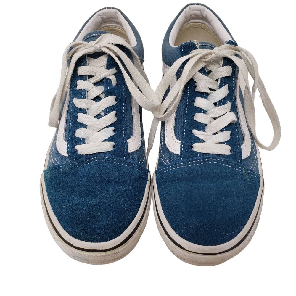 Vans Suede Sneaker Lace Up Shoe Teal - 6
